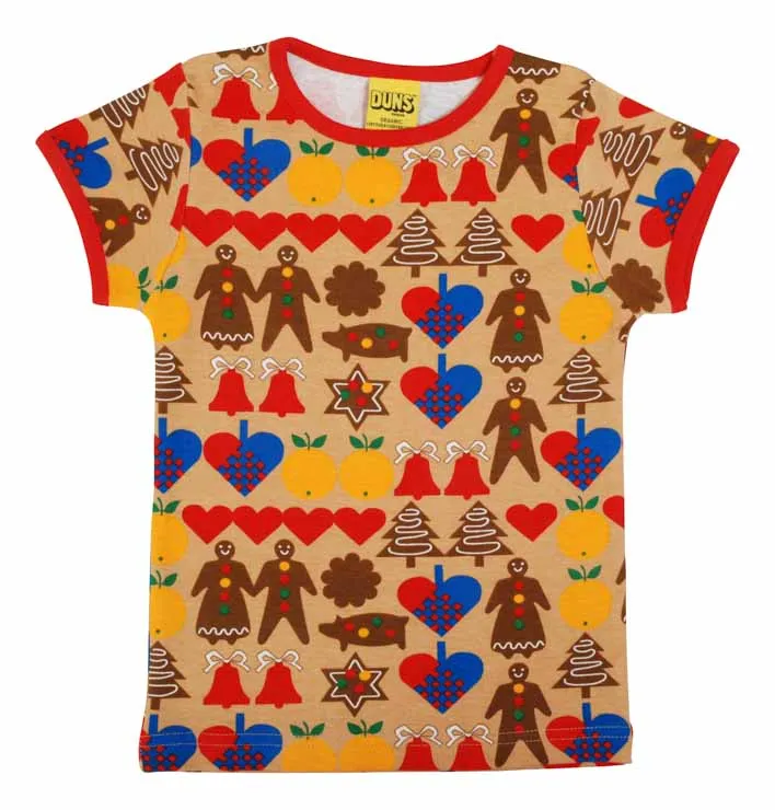 DUNS Short Sleeved T-shirt - Gingerbread Brown