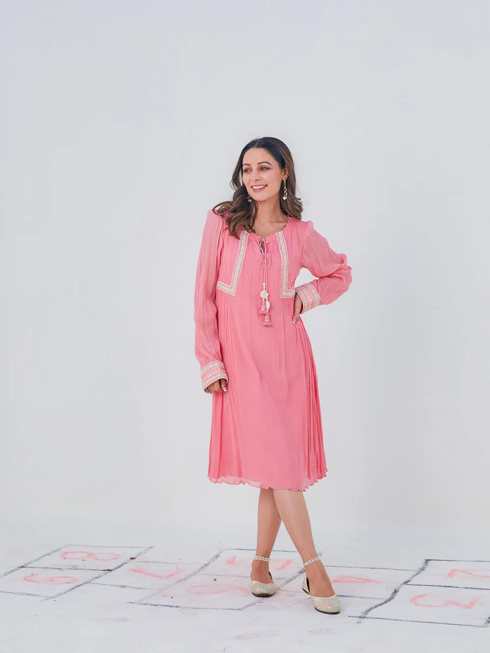 Straight A-Line Dress